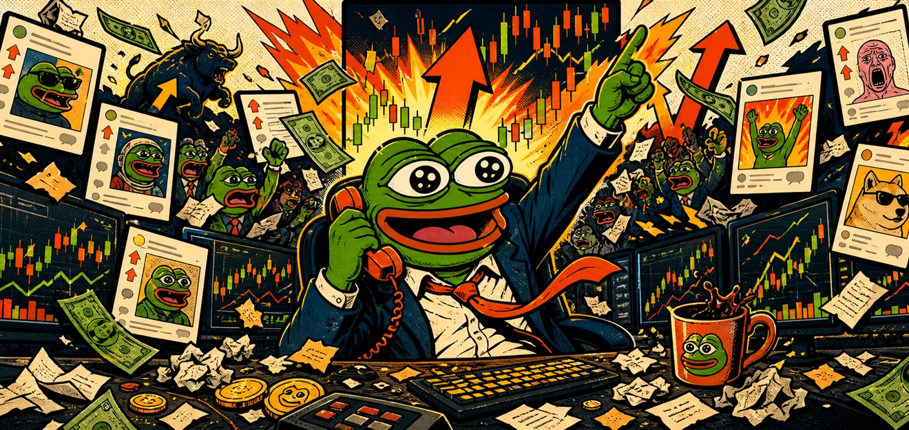 Meme Street Bets trading floor art